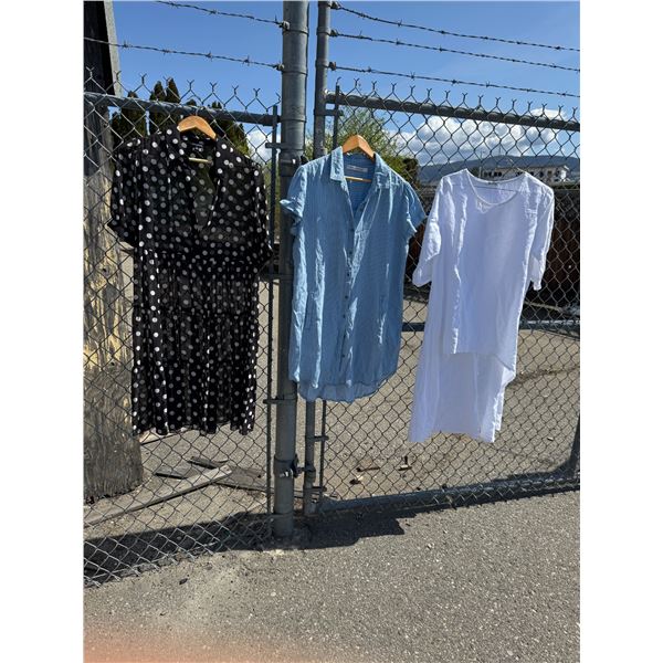 Dresses, size 6 size large, etc.