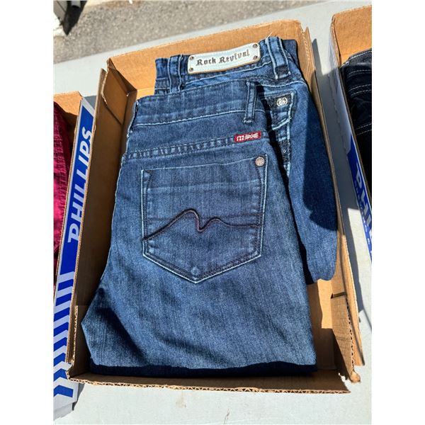 Rock, revival, and other jeans size 27