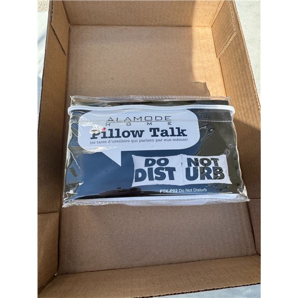 2 new pillow talk pillowcases