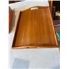 Image 1 : Teak tray