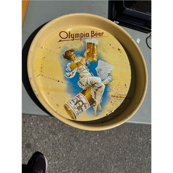 Olympia beer tray