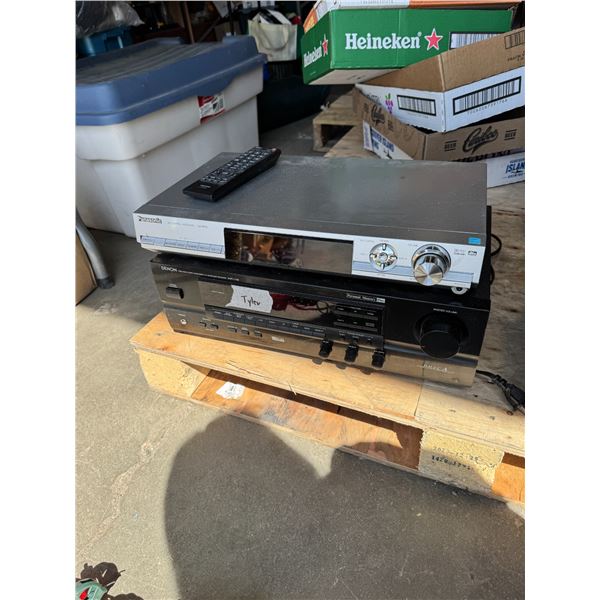 Panasonic AV control receiver and Denon precision, audio component AV surround receiver