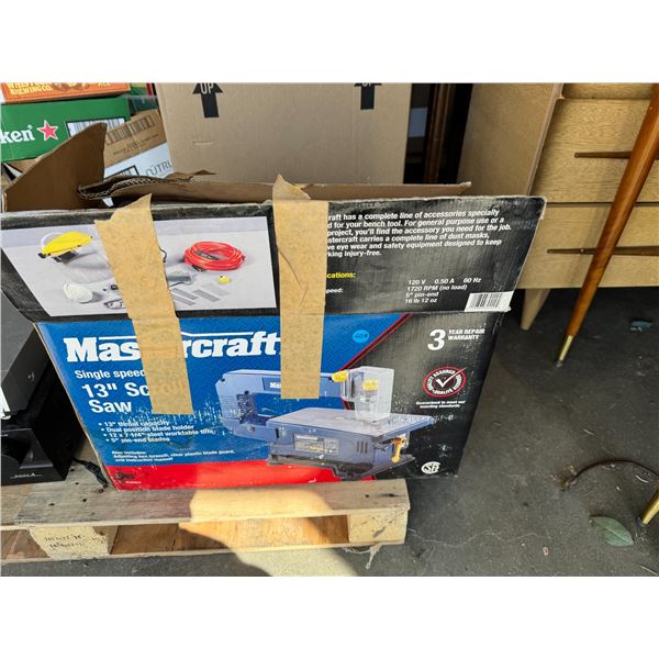 Mastercraft single speed 13 inch scroll saw