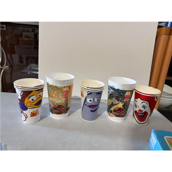 Collectible McDonald's cups