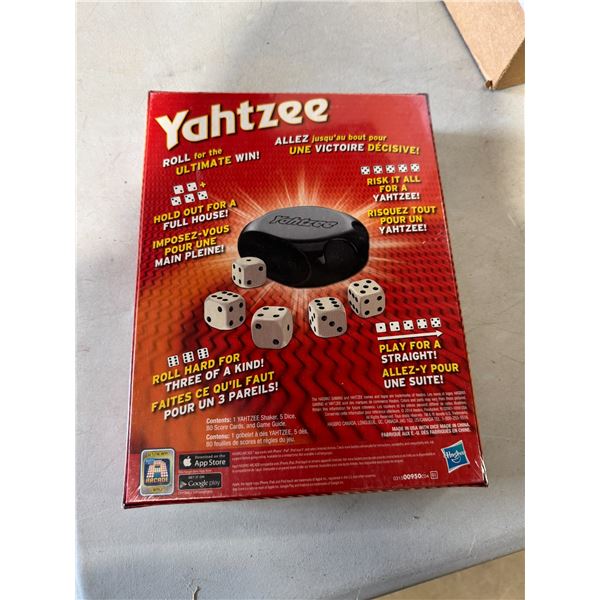 New sealed Yahtzee