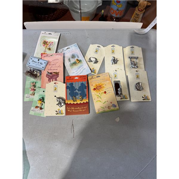 Classic Pooh pins and other