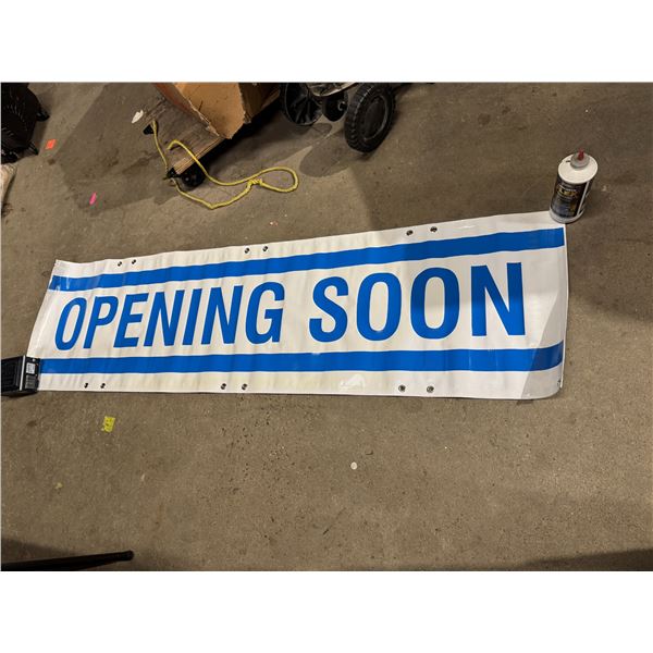 Opening soon, banner