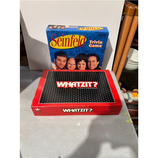 Seinfeld and whatzit games