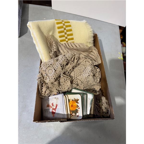 Table linens and coasters