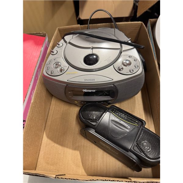 CD player alarm clock and other radio