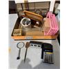 Image 1 : Office related items, canon palm, Tronic 8M calculator, etc.