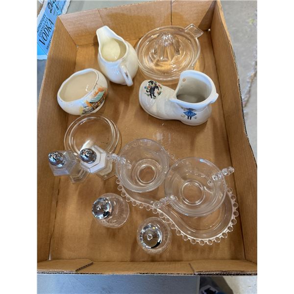 Kitchen, salt and pepper, shakers, juicer, Lancaster, sugar, etc.