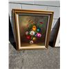 Image 1 : Floral oil on canvas