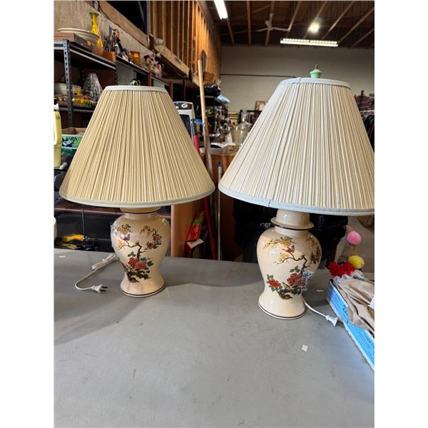 Pair of lamps