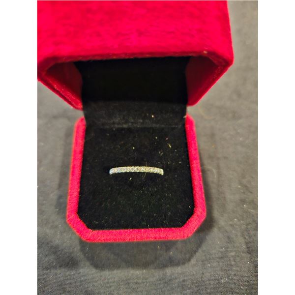 GRA Certified Moissanite 925 Silver size 6.75- Retail $665
