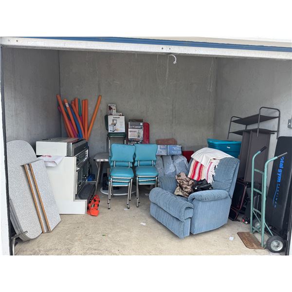 contents of storage locker 124 Cambro Rd Kelowna