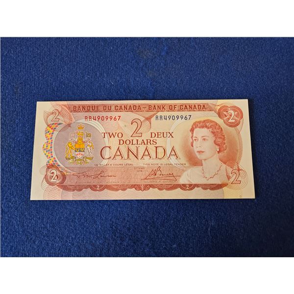1974 $2 Canada bill