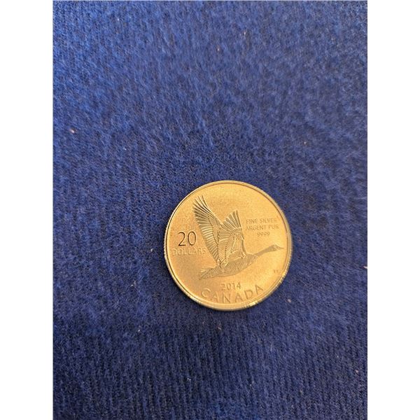 2014 Silver $20 Canada coin