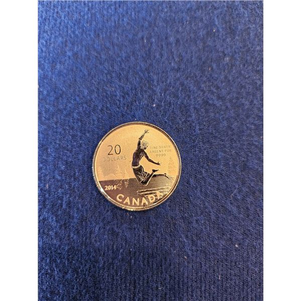 2014 Silver $20 Canada coin