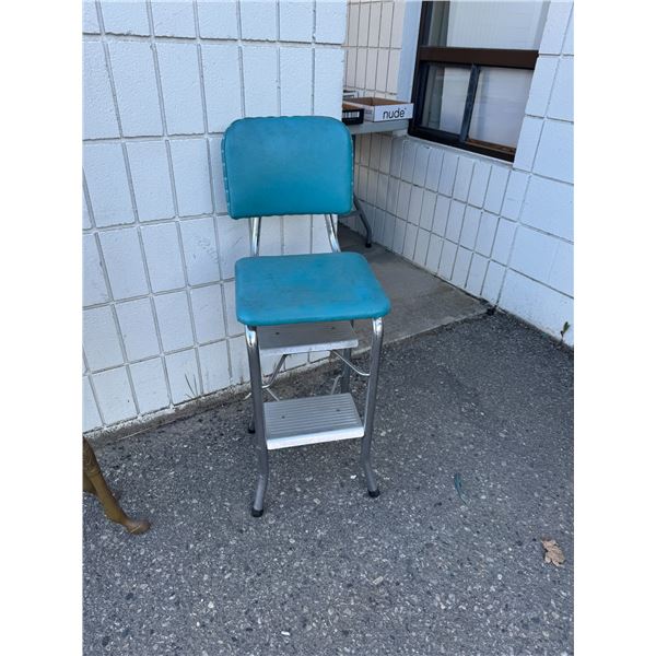Vintage Stool with lift up seat
