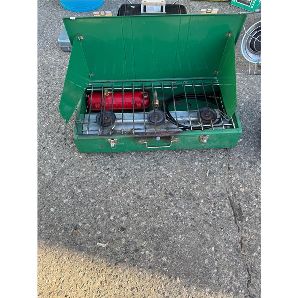 Coleman triple burner camp stove