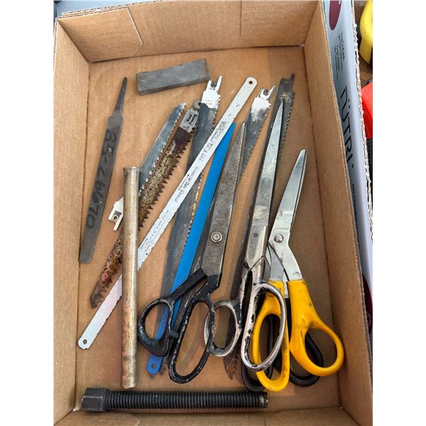 Sawblades and scissors