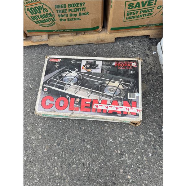 Coleman deluxe double burner stove