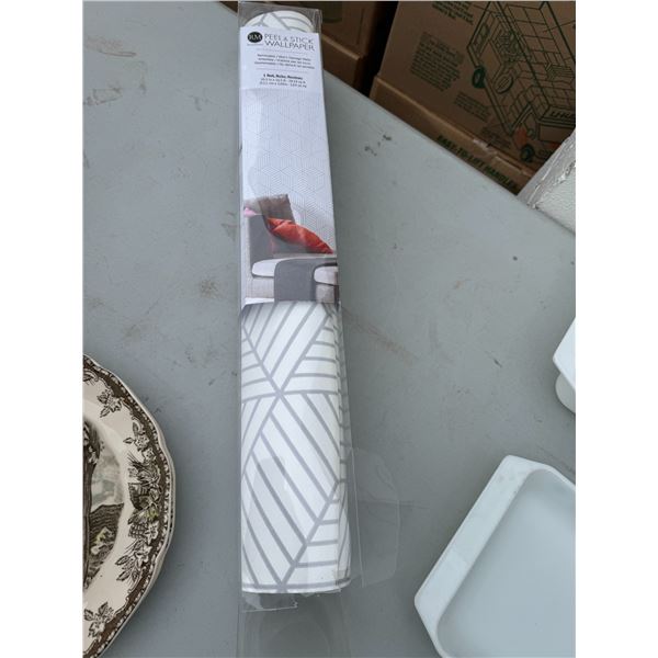 Peel and stick wallpaper