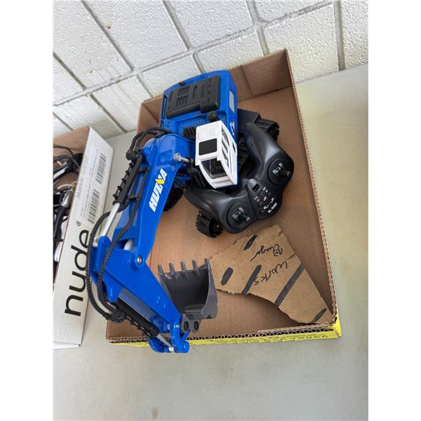 Excavator works, but needs a charger