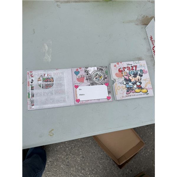 Disney crazy in love 1 ounce silver coin Limited edition