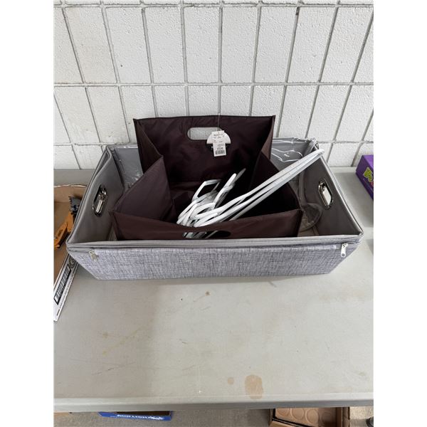 Storage baskets and hangers