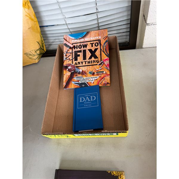 How to fix anything Book and dad Book