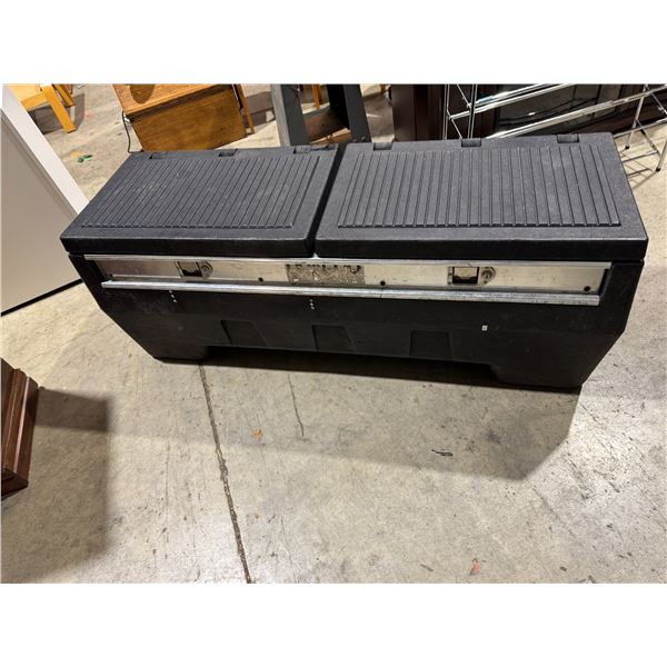 Truck storage box measures 5 feet