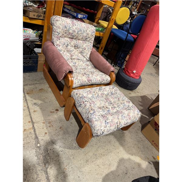 Chair and ottoman