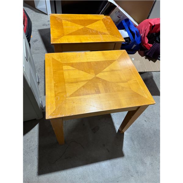 Pair of side tables