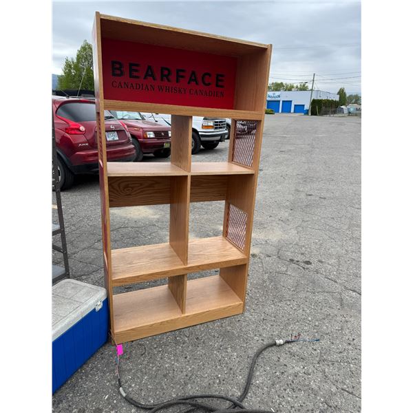 Bear face, Canadian whiskey shelf