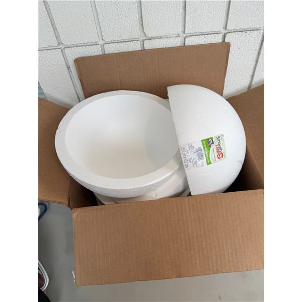 Number 12/2 ball Styrofoam crafting 6 inch