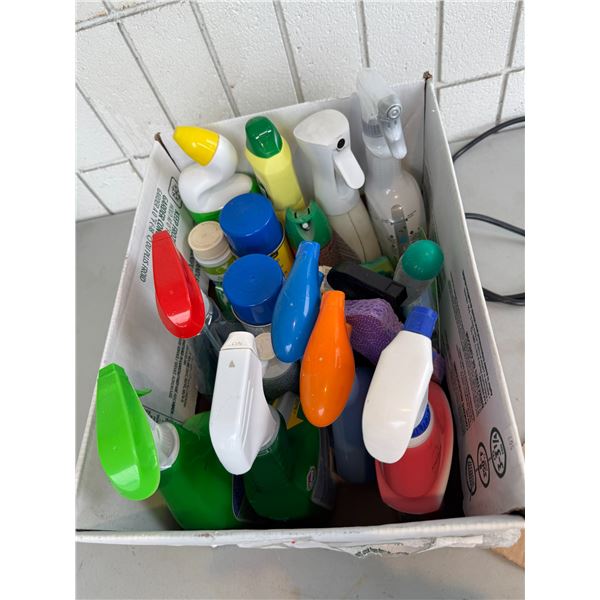 Assorted cleaners