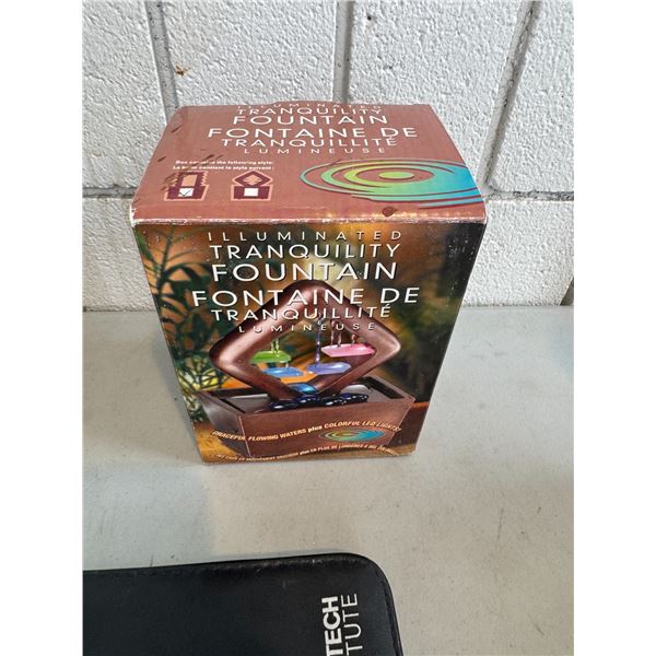 Illuminated tranquility fountain