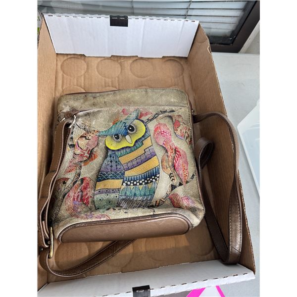 Anuschka hand painted leather bag