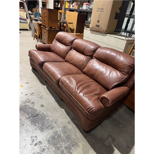 Leather couch