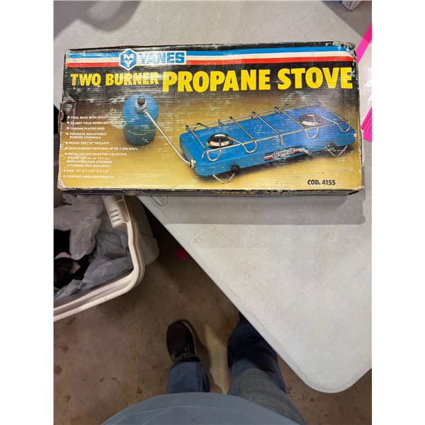 Two burner propane stove