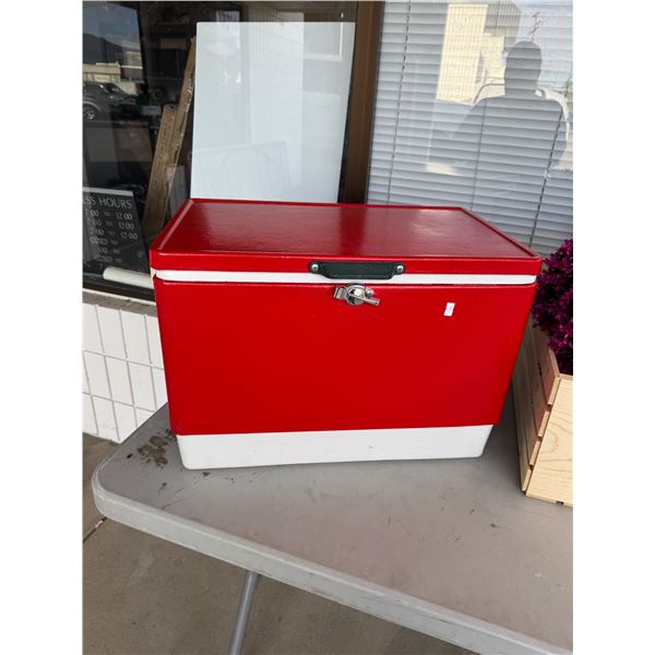 Coleman , cooler and Styrofoam cooler