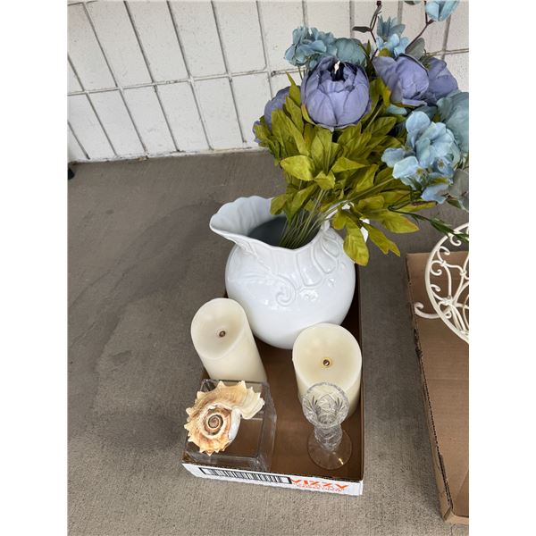 Home decor, candles, etc.