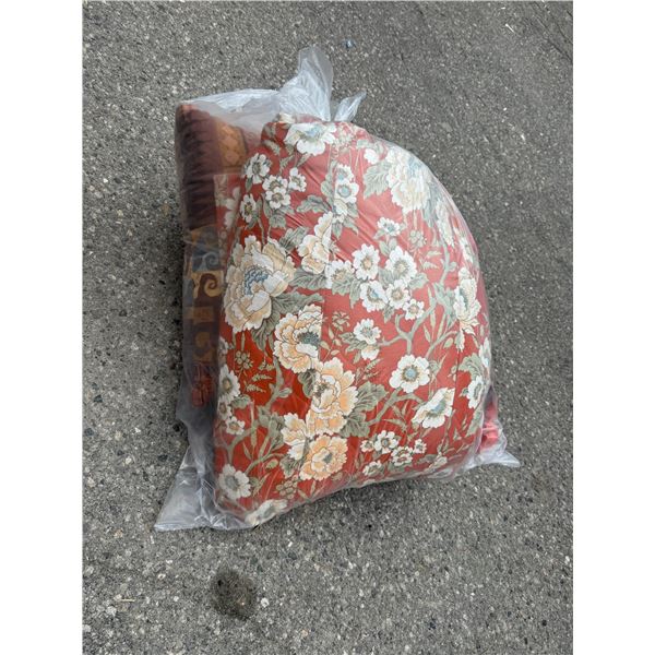 Vintage bedding and cushions