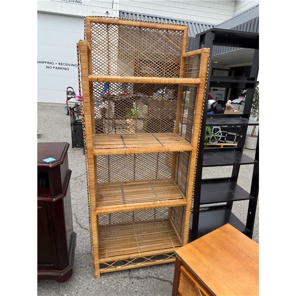 Wicker shelf