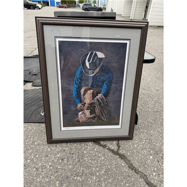 Ducks Unlimited Busted Concho signed artwork