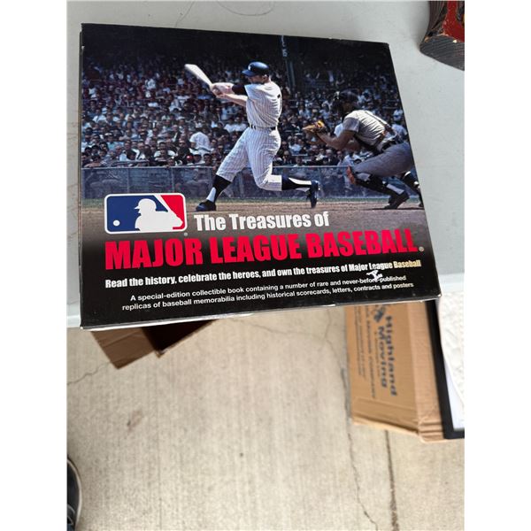 The treasures of major league baseball book