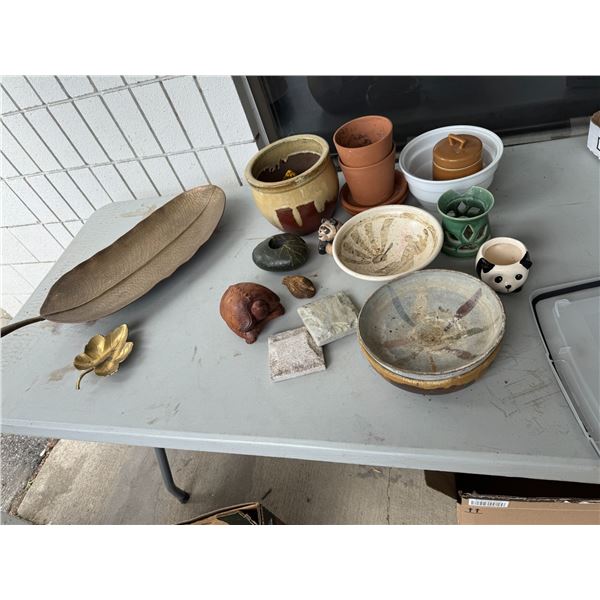 Planters and garden decor