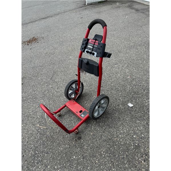 Pressure washer cart